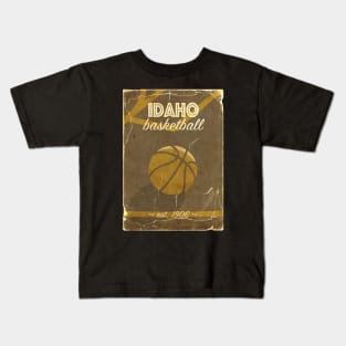 COVER SPORT - IDAHO BASKETBALL EST 1906 Kids T-Shirt